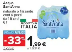 Carrefour Iper Acqua Sant'Anna offerta