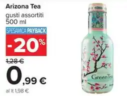 Carrefour Iper Arizona Tea gusti assortiti offerta