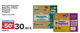 Carrefour Iper Pannolini Esapack Baby Dry o Penta Progressi Pampers offerta