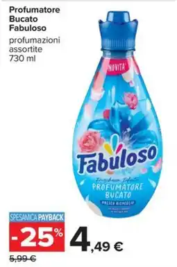 Carrefour Iper Profumatore bucato Fabuloso offerta