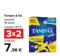 Carrefour Iper Tampax & Go offerta