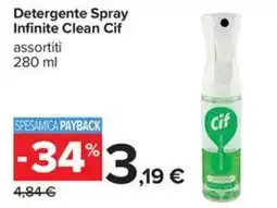 Carrefour Iper Detergente Spray Infinite Clean Cif offerta