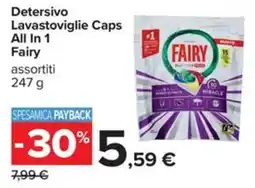 Carrefour Iper Detersivo Lavastoviglie Caps All In 1 Fairy offerta