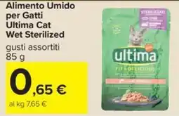 Carrefour Iper Alimento Umidoper Gatti Ultima Cat Wet Sterilized offerta