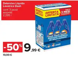 Carrefour Iper Detersivo Liquido Lavatrice Dash offerta