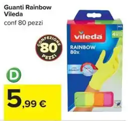 Carrefour Iper Guanti Rainbow Vileda offerta