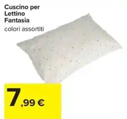 Carrefour Iper Cuscino per Lettino Fantasia offerta