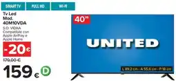 Carrefour Iper Tv Led Mod. 40M10VDA offerta