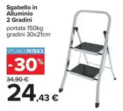 Carrefour Iper Sgabello in Alluminio offerta