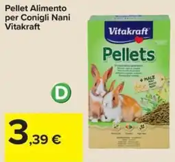 Carrefour Iper Pellet Alimento per Conigli Nani Vitakraft offerta
