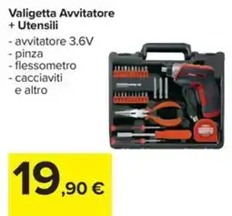 Carrefour Iper Valigetta Avvitatore + Utensili offerta