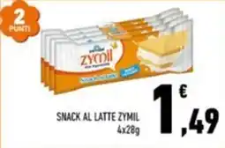 Conad Margherita Snack al latte Zymil offerta