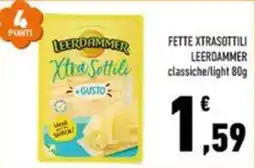 Conad Margherita Fette xtrasottili Leerdammer classiche/light offerta