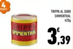 Conad Margherita Trippa al sugo Simmenthal offerta