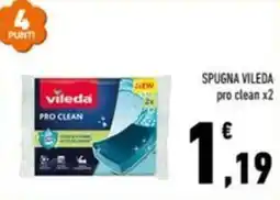 Conad Margherita Spugna Vileda pro clean offerta