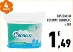 Conad Margherita Bastoncini cotonati cotoneve offerta