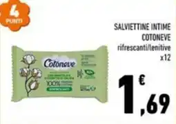 Conad Margherita Salviettine intime Cotoneve offerta