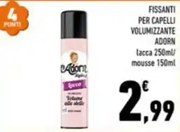 Conad Margherita Fissanti per capelli volumizzante Adorn offerta