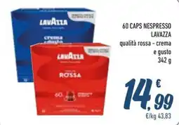 Spesa Facile Conad Lavazza caps nespresso rossa offerta