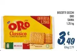 Spesa Facile Conad Biscotti secchi Oro Classico offerta