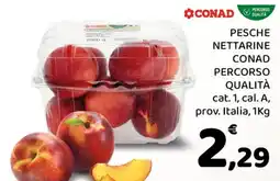 Conad Margherita Pesche Nettarine Conad Percorso Qualità offerta