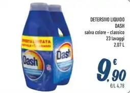 Spesa Facile Conad Detersivo liquido Dash salva colore - classico offerta