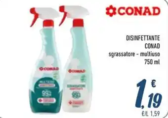 Disinfettante Conad sgrassatore - multiuso