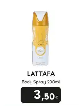 Idea bellezza Lattafa Body Spray offerta