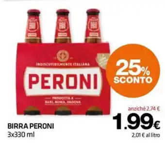 Superconti Birra Peroni offerta