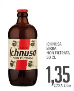 Supermercati Piccolo Ichnusa birra non filtrata offerta
