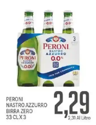 Peroni Nastro Azzurro Birra Zero