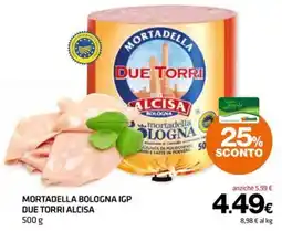 Superconti Mortadella Bologna IGP Due Torri Alcisa offerta