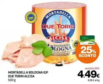 Mortadella Bologna IGP Due Torri Alcisa