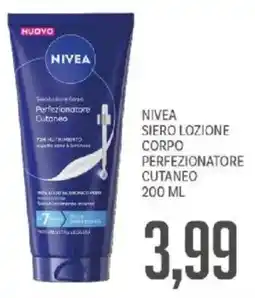 Supermercati Piccolo Nivea siero lozione corpo perfezionatore cutaneo offerta