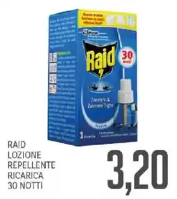 Supermercati Piccolo Raid lozione repellente ricarica offerta