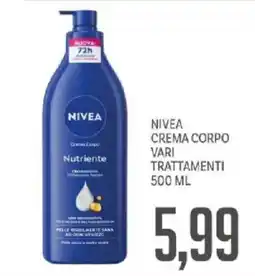 Supermercati Piccolo Nivea crema corpo nutriente offerta