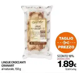 Superconti Lingue croccanti Granart offerta