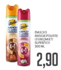 Supermercati Piccolo Emulsio mangia polvere legno/multi superficie offerta