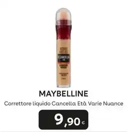 Idea bellezza Maybelline Correttore liquido Cancella Età Varie Nuance offerta