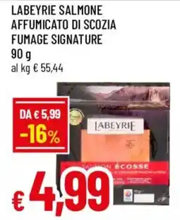 Galassia superstore Labeyrie salmone affumicato di scozia offerta