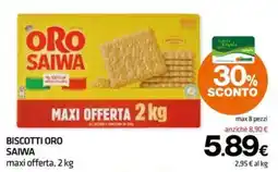 Superconti Biscotti Oro Saiwa offerta