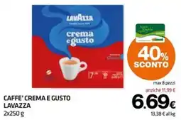 Superconti Caffè crema e gusto Lavazza offerta
