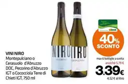 Superconti Vini Niro offerta