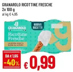 Galassia superstore Granarolo Ricottine Fresche offerta