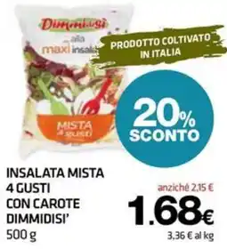 Superconti Insalata mista 4 gusti con carote dimmidisi' offerta