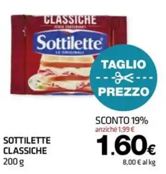 Superconti Sottilette classiche offerta