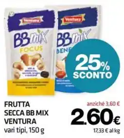 Superconti Frutta secca BB Mix Ventura offerta