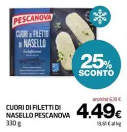 Superconti Cuori di filetti di nasello Pescanova offerta