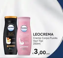 Idea bellezza Leocrema Crema Corpo Fluida offerta