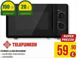 La Prealpina Forno a microonde Telefunken offerta